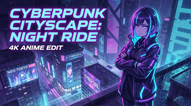 探花科幻动漫-赛博霓虹夜行录-动漫剪辑